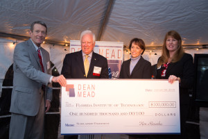 Mason Blake, Dr. Anthony Catanese (President, Florida Institute of Technology, Inc.), Claudia Haines Jones (Managing Partner, Dean Mead’s Viera office), Kimberly Rezanka